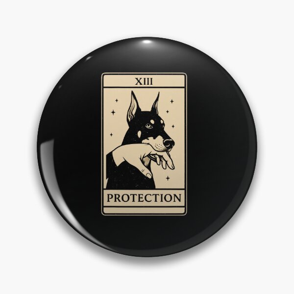 Item preview, XIII Protection Tarot Dog Dark Occult Illustration designed and sold by JEFDodsonArt.
