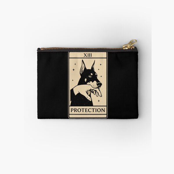 Item preview, XIII Protection Tarot Dog Dark Occult Illustration designed and sold by JEFDodsonArt.