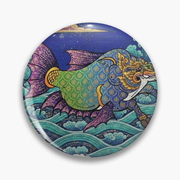 Item preview, Legendary fish of ancient Thailand designed and sold by freeOrigin.
