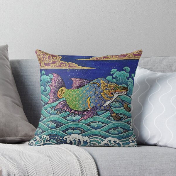 Item preview, Legendary fish of ancient Thailand designed and sold by freeOrigin.