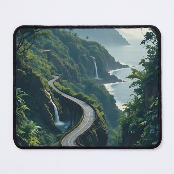 Item preview, Road to Hana Scenic Drive Illustration designed and sold by wildexperience.