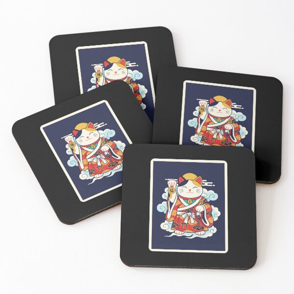 Item preview, 千万両 Maneki Neko Lucky Cat Japanese Fortune Art designed and sold by JordynLadukeg65.
