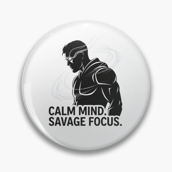 Item preview, Calm Mind Savage Focus Motivation designed and sold by MotivaChic.