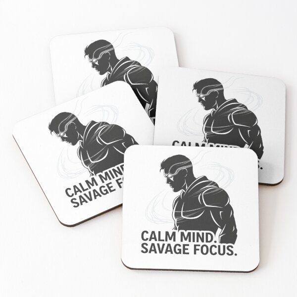 Item preview, Calm Mind Savage Focus Motivation designed and sold by MotivaChic.