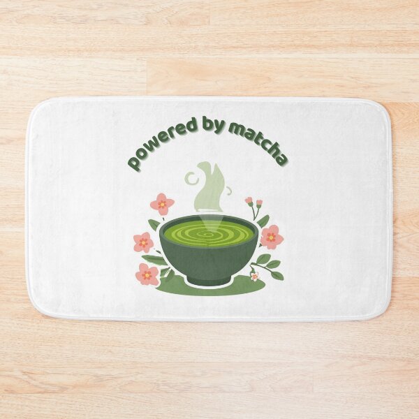 Item preview, Cute Matcha Cup Graphic – ‘Powered by Matcha’ Illustration designed and sold by Joy & Art .