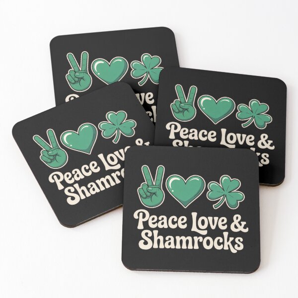 Item preview, Peace, Love, & Shamrocks designed and sold by Peter Stawicki.