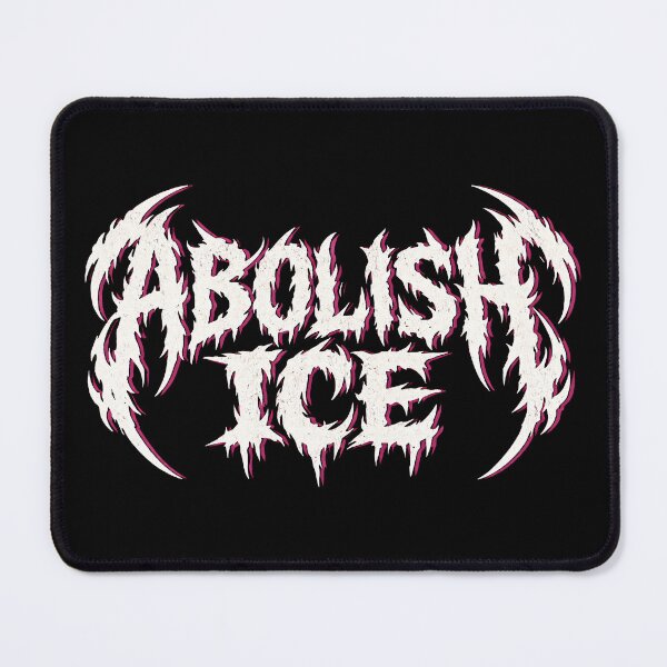 Item preview, Abolish ICE Metal Style Text designed and sold by Eh Plus Designs.