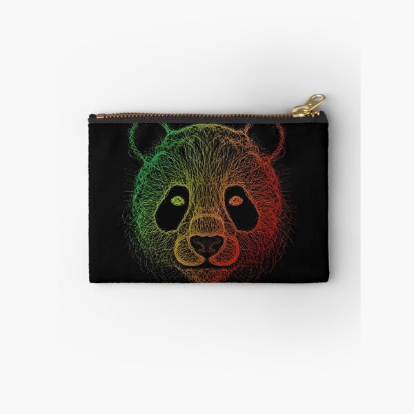Item preview, Neon Panda Face – Abstract Line Art Digital Illustration designed and sold by mitdz shop.