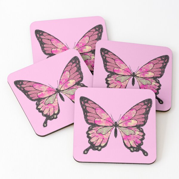 Item preview, Funky pink butterfly designed and sold by BeJahMan.