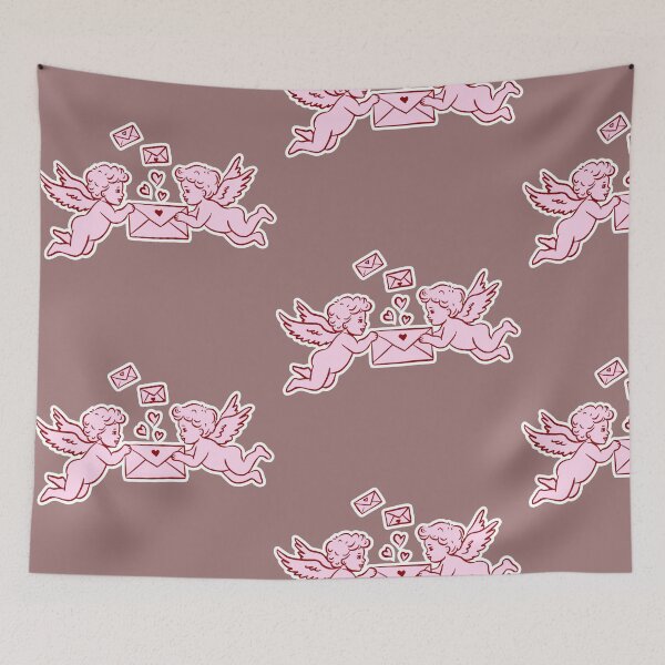 Item preview, Sweetest Delivery - Baby Cupids Art Print designed and sold by Great Sun.
