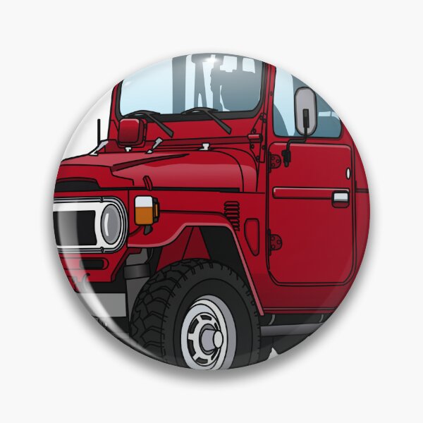 Item preview, Chibi Tooned Land Cruiser FJ40 Vector Art designed and sold by Heybratan.