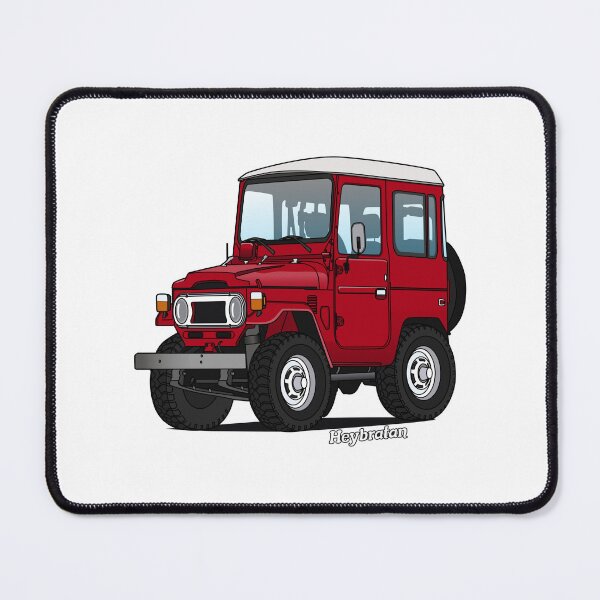 Item preview, Chibi Tooned Land Cruiser FJ40 Vector Art designed and sold by Heybratan.