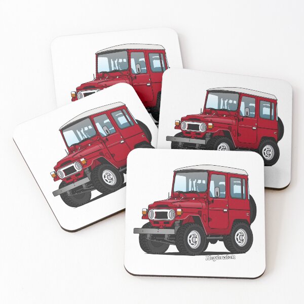 Item preview, Chibi Tooned Land Cruiser FJ40 Vector Art designed and sold by Heybratan.