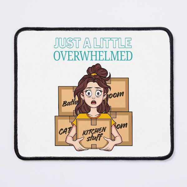 Item preview, Stressed Woman on Moving Day designed and sold by ObsidianDaz.