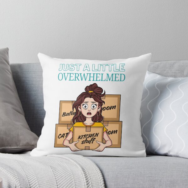 Item preview, Stressed Woman on Moving Day designed and sold by ObsidianDaz.