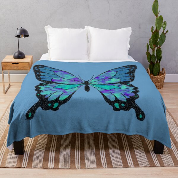 Item preview, Funky turquoise butterfly designed and sold by BeJahMan.