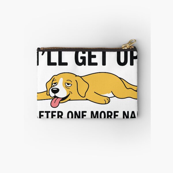 Item preview,  I'll Get Up After One More Nap Dog Sticker - Lazy Puppy Humor - Relatable Sleep Gift designed and sold by Colorful Dreams.