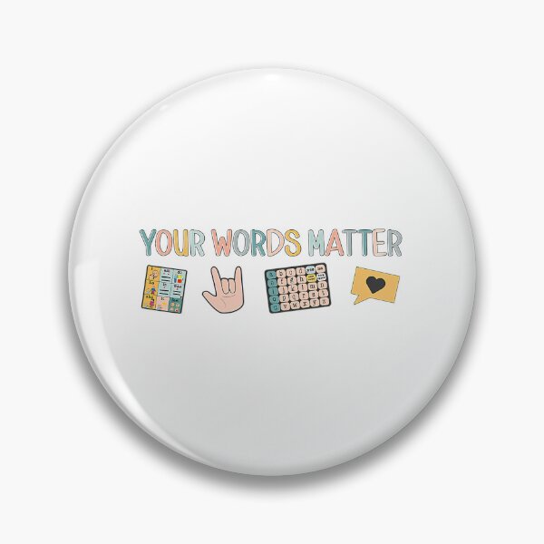 Item preview, AAC ASL Speech Therapy Quote designed and sold by tdvlrmsc75.
