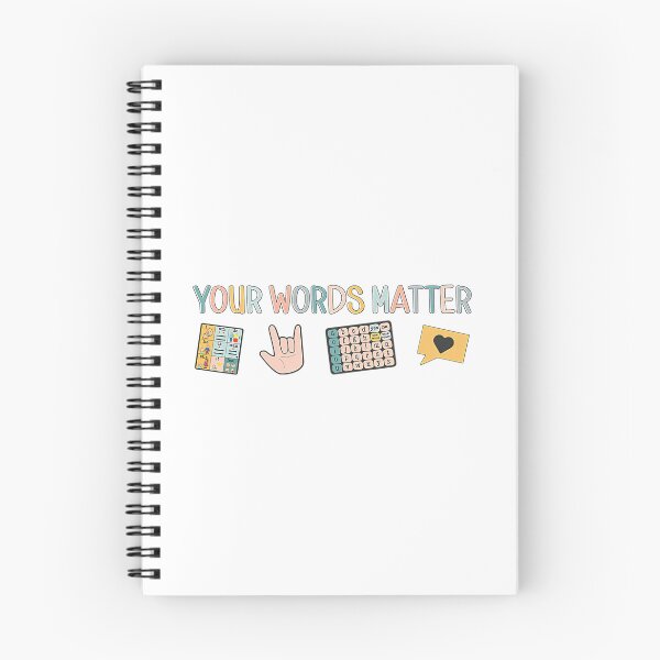 Item preview, AAC ASL Speech Therapy Quote designed and sold by tdvlrmsc75.