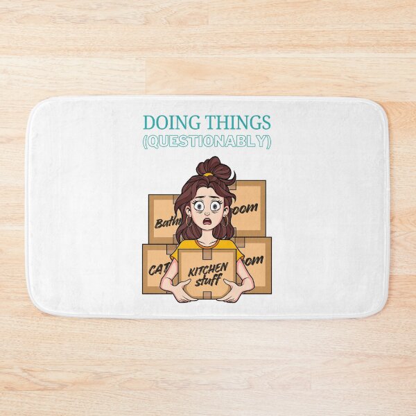 Item preview, Doing Things - Questionably - Stressed Woman on Moving Day designed and sold by ObsidianDaz.