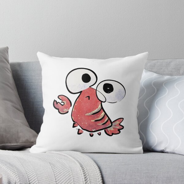 Item preview, Big-Eyed Shrimp Plea designed and sold by Cute & Funny Hand-Drawn Prints | Happy Doodle Friends Shop.