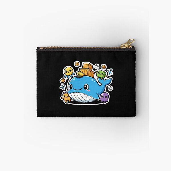 Item preview, Cute Docker Whale Container Ecosystem Sticker designed and sold by SheebRock.