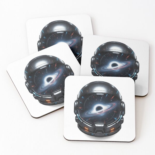 Item preview, Interstellar-Inspired Astronaut Helmet with Black Hole | Cinematic Sci-Fi Space Art designed and sold by EverMuse_0_0.