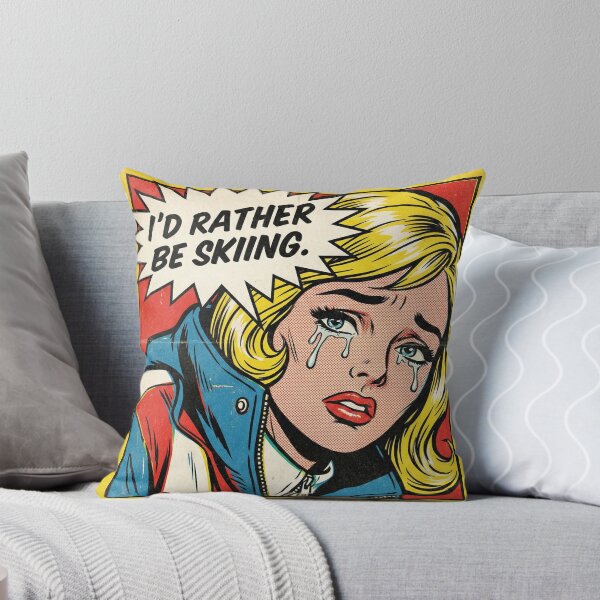 Item preview, Rather Be Skiing | Vintage Comic Anti-Valentine designed and sold by ryanguas.