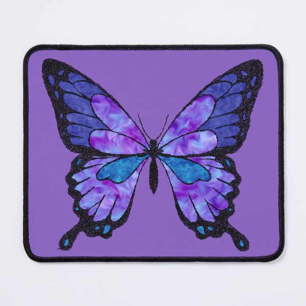 Item preview, Funky blue-violet butterfly designed and sold by BeJahMan.