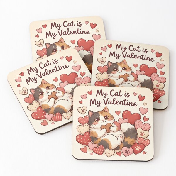 Item preview, Cat Is My Valentine | Crazy Cat Lady Holiday designed and sold by ryanguas.