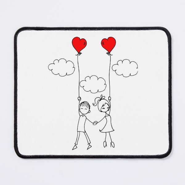 Item preview, Cute Couple Love Balloons Matching Design designed and sold by AmetistLight.