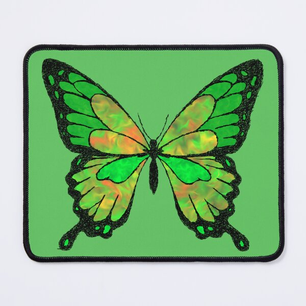 Item preview, Funky green butterfly designed and sold by BeJahMan.