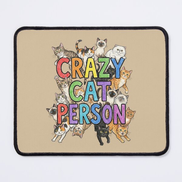 Item preview, Crazy cat person designed and sold by The Bureau Of Boops.