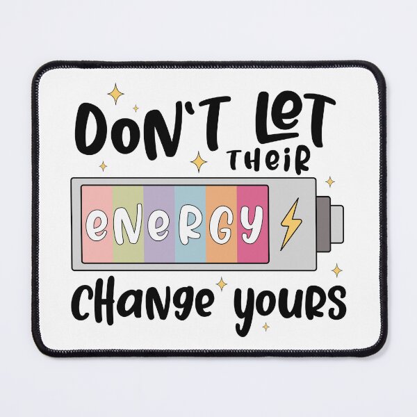 Item preview, Protect Your Energy – Don’t Let Their Energy Change Yours Mental Health Sticker designed and sold by Suzy Perez Art.