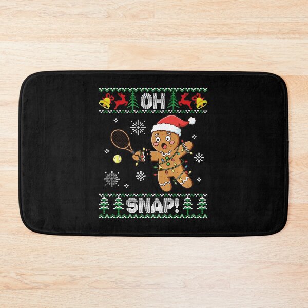 Item preview, OH SNAP! Gingerbread Tennis Funny Christmas Ugly Sweater designed and sold by WayTBeenkenArt.
