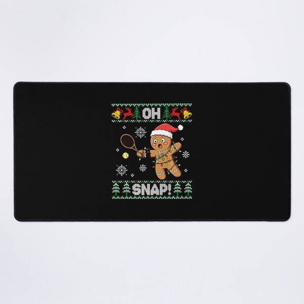 Item preview, OH SNAP! Gingerbread Tennis Funny Christmas Ugly Sweater designed and sold by WayTBeenkenArt.