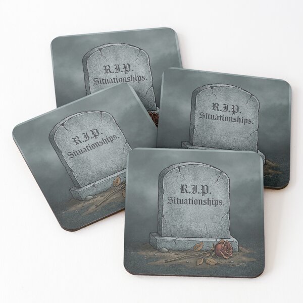 Item preview, RIP Situationships | Funny Anti-Dating Tombstone designed and sold by ryanguas.