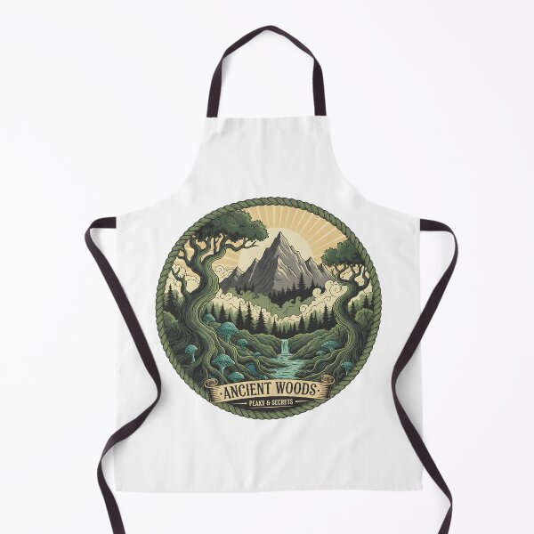 Item preview, Ancient Woods – Peaks & Secrets Forest Art designed and sold by ReykorShop.