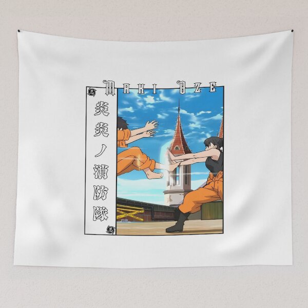 Item preview, Fire Brigade Flame Warrior Anime Art designed and sold by lamiarte.