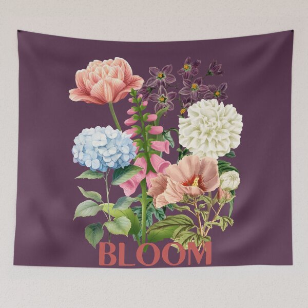 Item preview, Blooming colorful perennial flowers designed and sold by FlowerFolie.