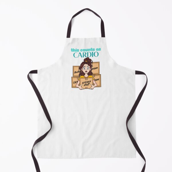 Item preview, This Counts As Cardio Stressed Woman on Moving Day designed and sold by ObsidianDaz.