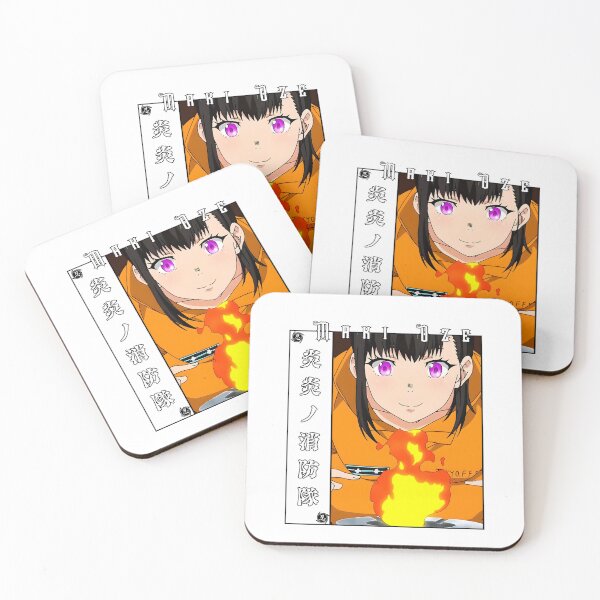 Item preview, Fire Brigade Flame Warrior Anime Art designed and sold by lamiarte.