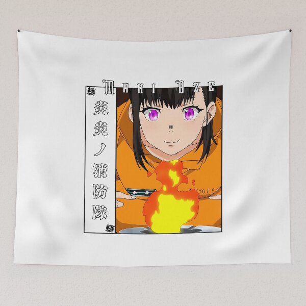 Item preview, Fire Brigade Flame Warrior Anime Art designed and sold by lamiarte.
