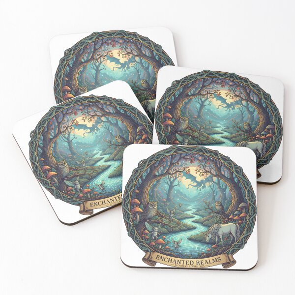 Item preview, Enchanted Realms – Wonders & Whispers Fantasy Forest Art designed and sold by ReykorShop.