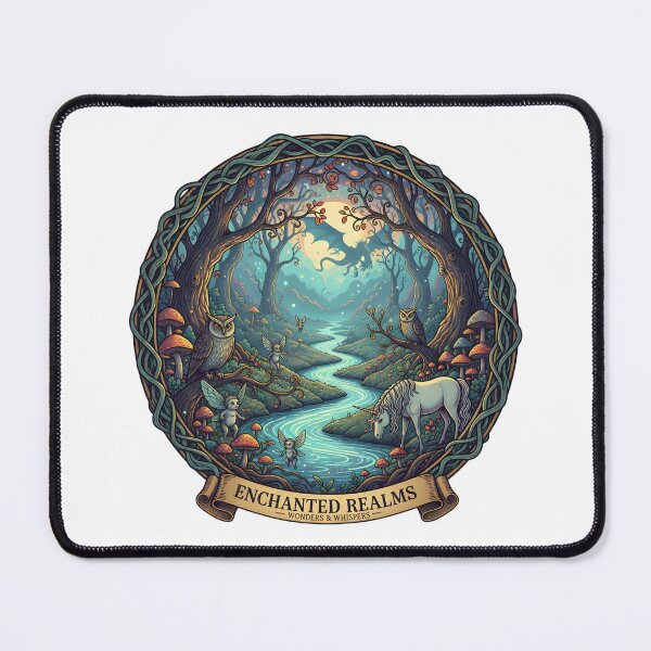 Item preview, Enchanted Realms – Wonders & Whispers Fantasy Forest Art designed and sold by ReykorShop.