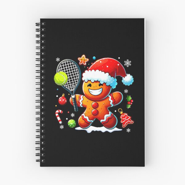 Item preview, Gingerbread Tennis Funny Christmas Cookie Player Cartoon designed and sold by WayTBeenkenArt.