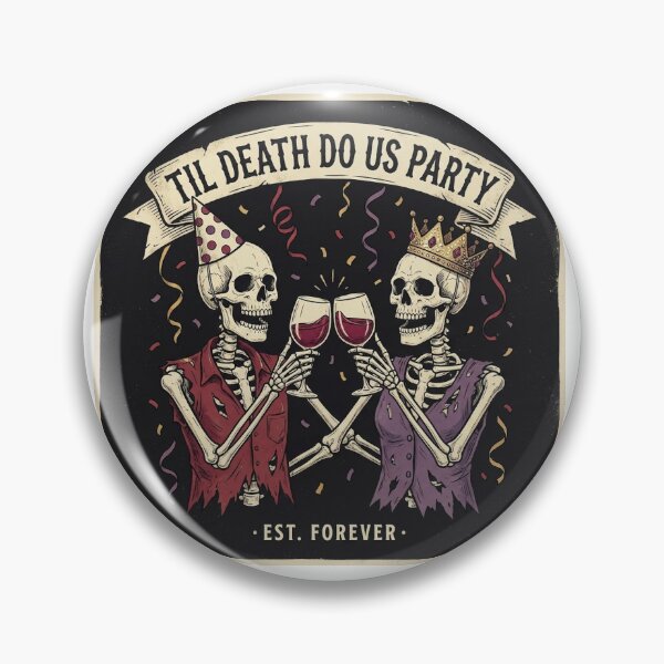 Item preview, Til Death Do Us Party | Skeleton Valentines Saturday designed and sold by ryanguas.