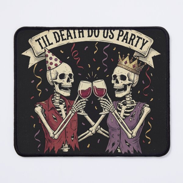 Item preview, Til Death Do Us Party | Skeleton Valentines Saturday designed and sold by ryanguas.