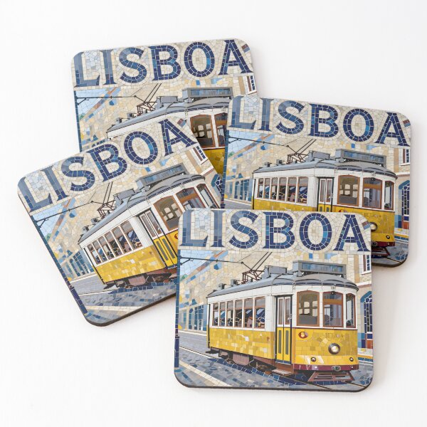 Item preview, Yellow tram in Lisbon designed and sold by Ar0undTheW0rld.