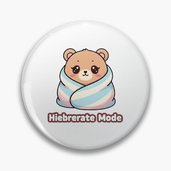 Item preview, Hibernate Mode Kawaii Bear PNG – Cute Cozy Winter Illustration, Printable Digital Design for Stickers, T-Shirts & Crafts designed and sold by CozyPops.